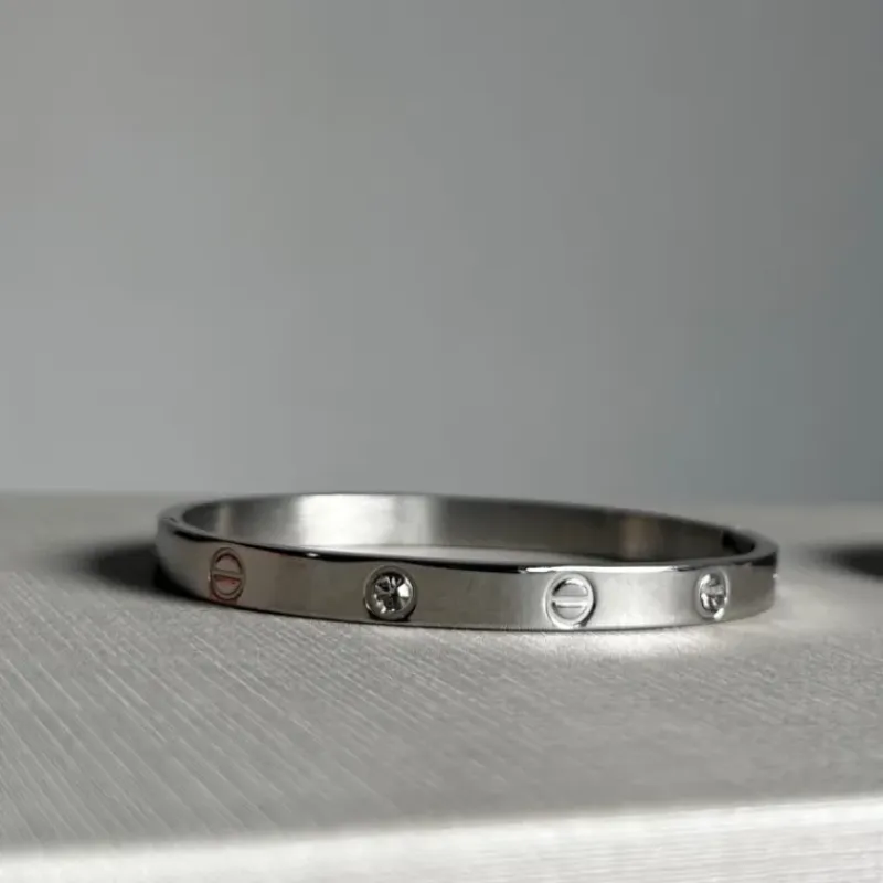 Bracelete Steel com Zircônia